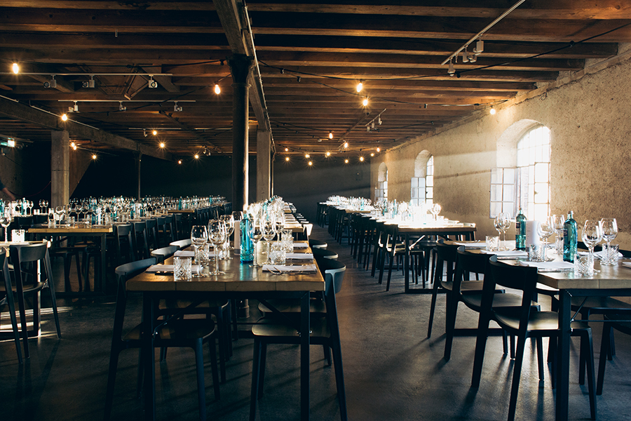 Lunch im Galeriesaal