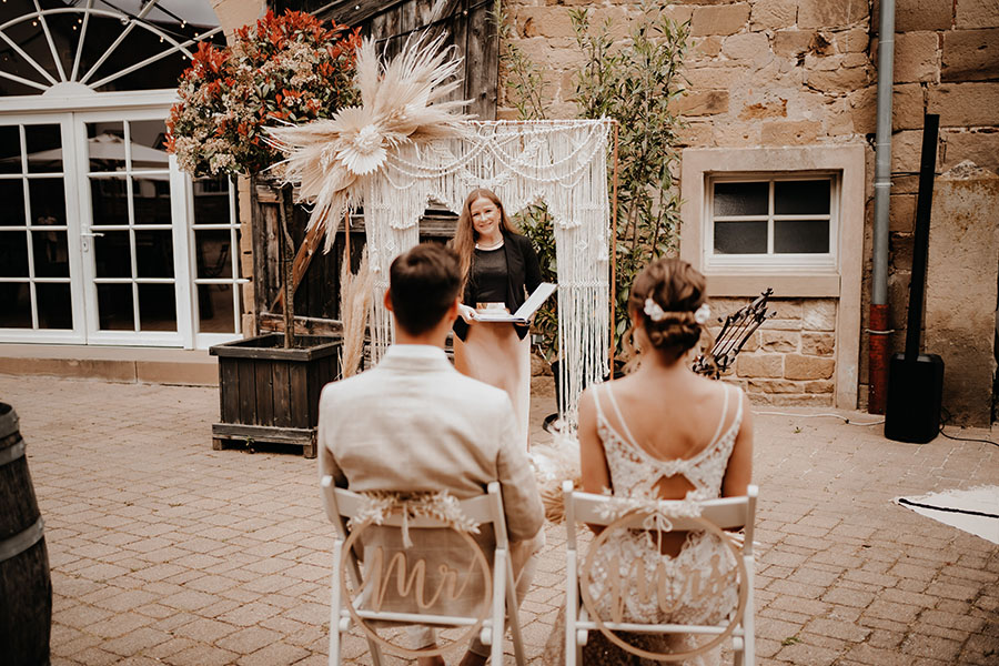 Freie Trauung im Innenhof