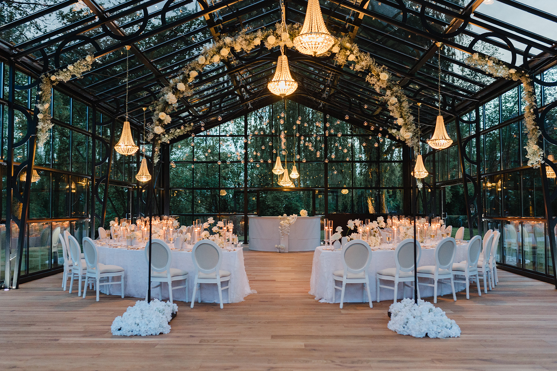 Lichtermeer in der Orangerie