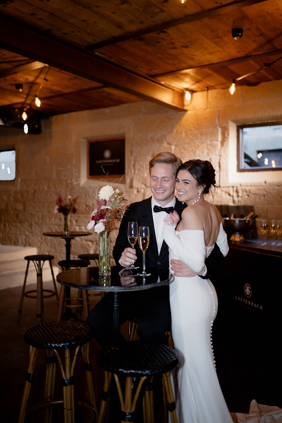 Sektempfang im Ochsenstall