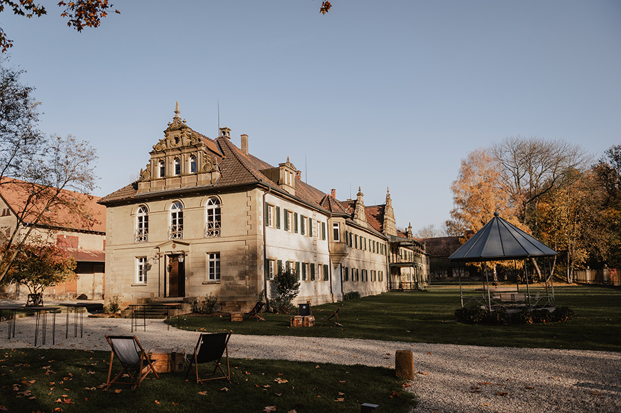 Das Schlossgut mit Gästezimmern