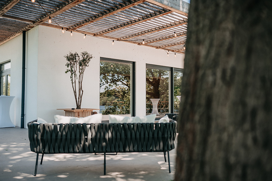 Flexible Nutzung der Terrasse