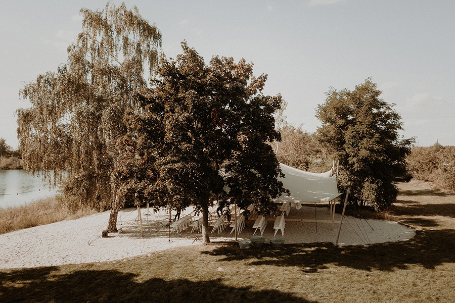 Stretchzelt für Eure Freie Trauung